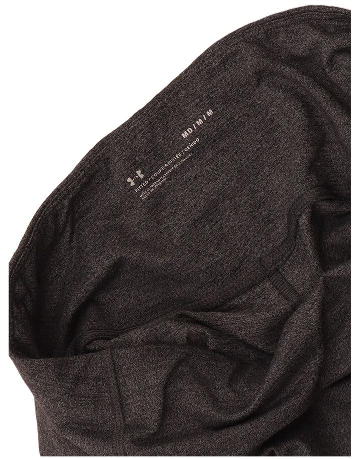 Under Armour Legging Capri Femme UK 12 Gris Moyen