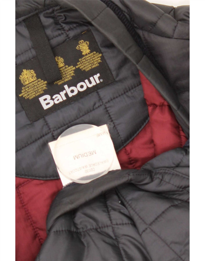 Barbour Gilet matelassé pour homme UK 38 Medium Bleu Marine Polyamide