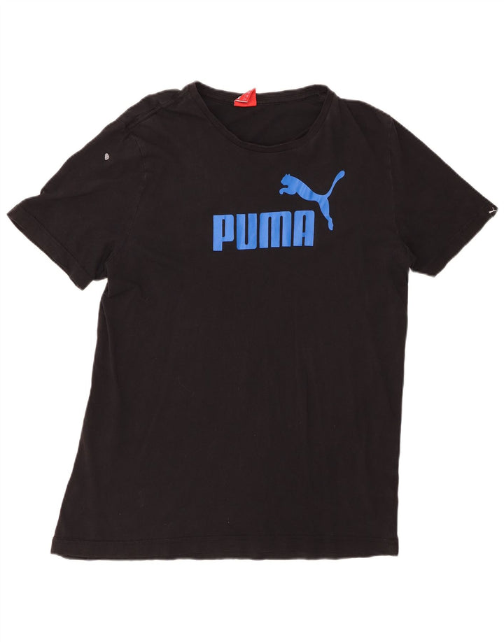 PUMA T-shirt graphique pour hommes, grand, noir