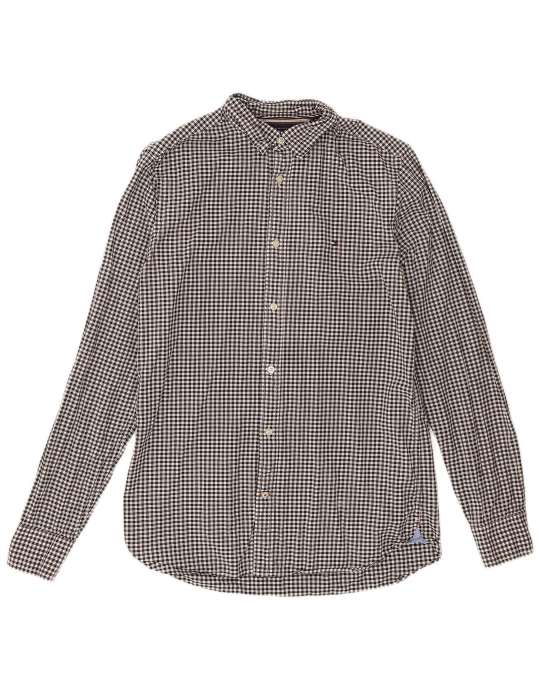 Tommy Hilfiger Chemise Homme Petit Noir Vichy Coton
