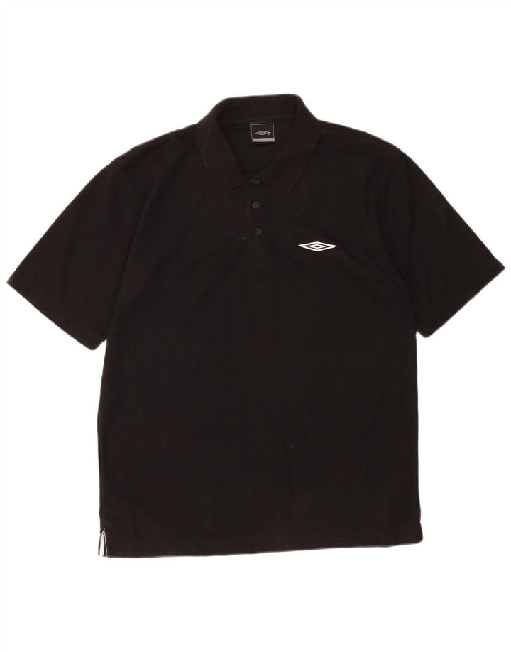 Umbro Polo Homme Noir Moyen Polyester