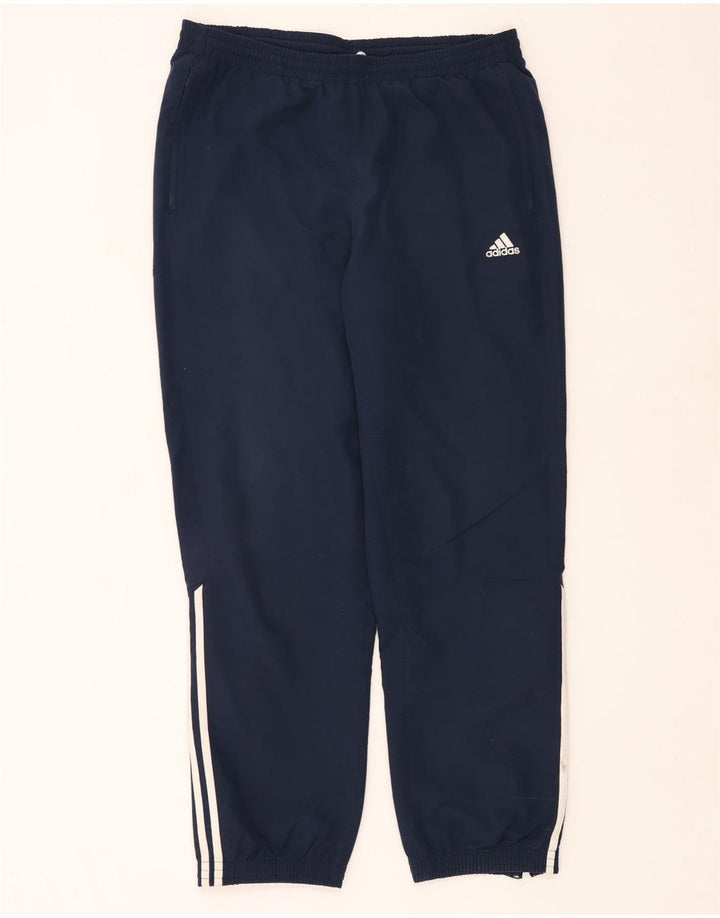 Adidas Pantalon de survêtement pour homme Pantalon de jogging Large Bleu marine Polyester