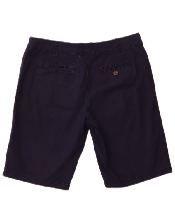 JOULES Womens Chino Shorts UK 10 Small W30  Navy Blue Cotton