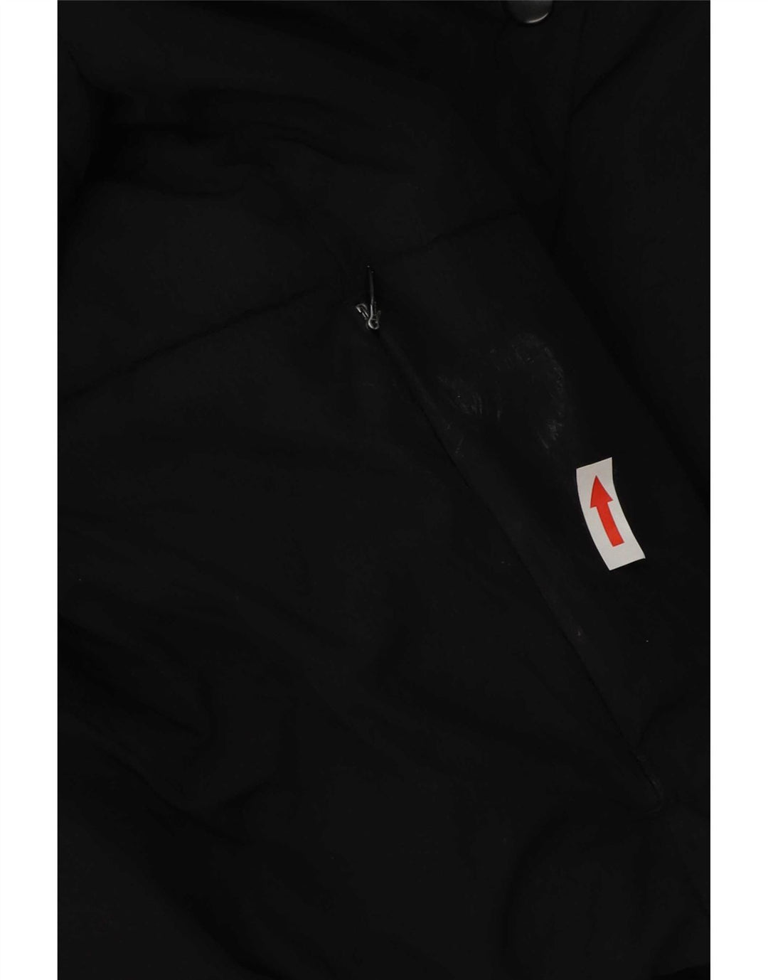 Zara Veste matelassée surdimensionnée pour femme UK 10 Small Noir Polyester