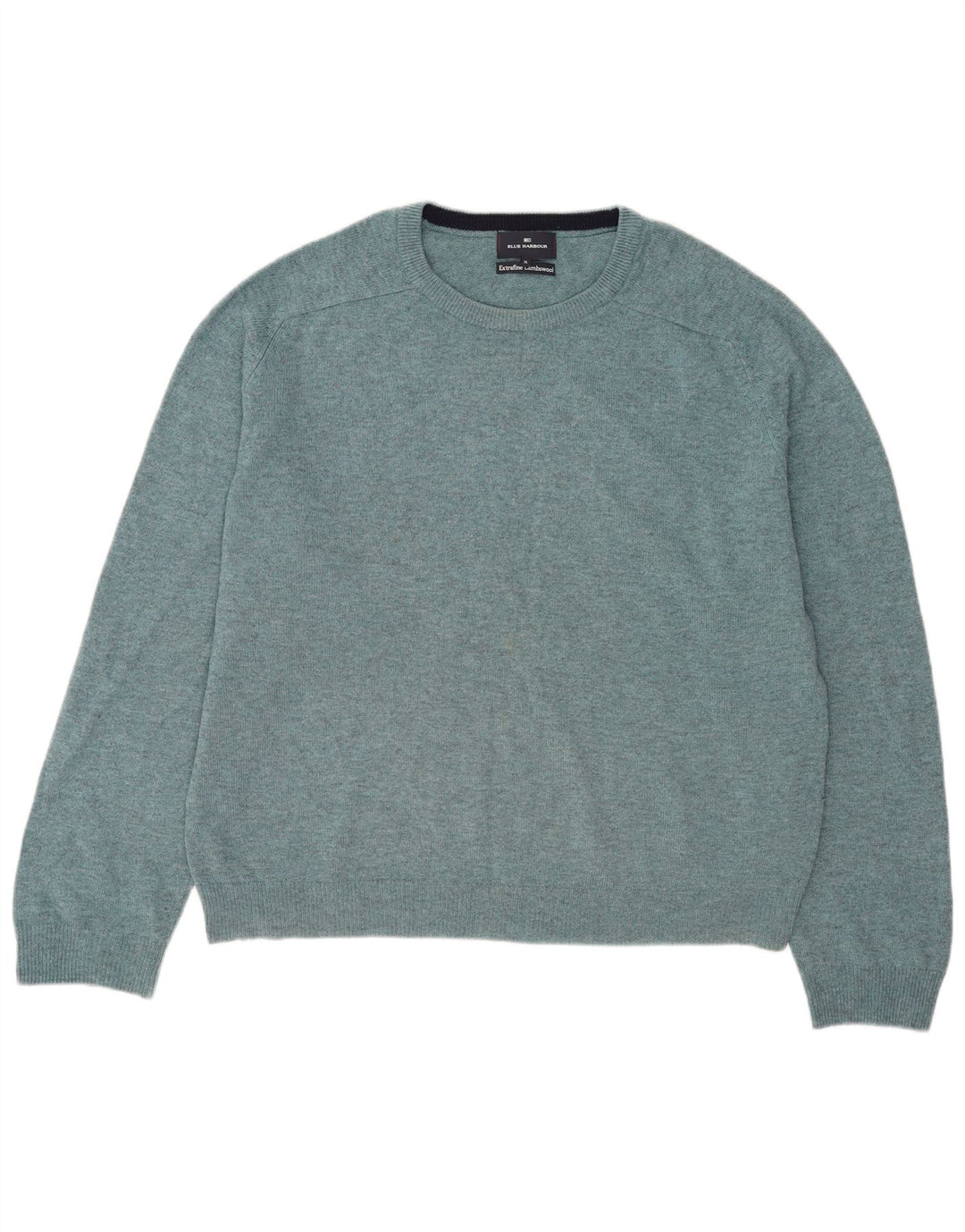 Marks & Spencer Pull à col rond Blue Harbour pour homme XL Bleu
