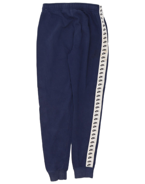 Nike Pantalon de survêtement graphique pour homme XS Bleu marine Colourblock