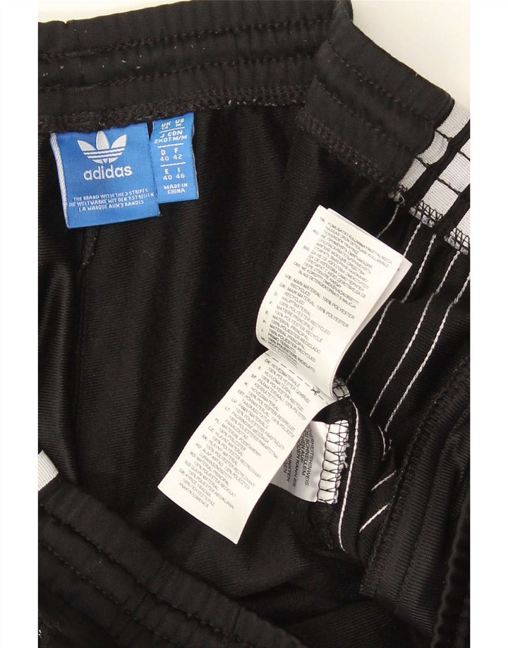 Adidas Pantalon de survêtement pour femme UK 14 Large Noir Polyester