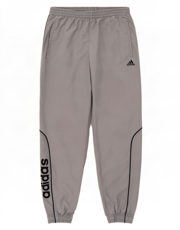 Adidas Pantalon de survêtement graphique pour homme Gris moyen Polyester