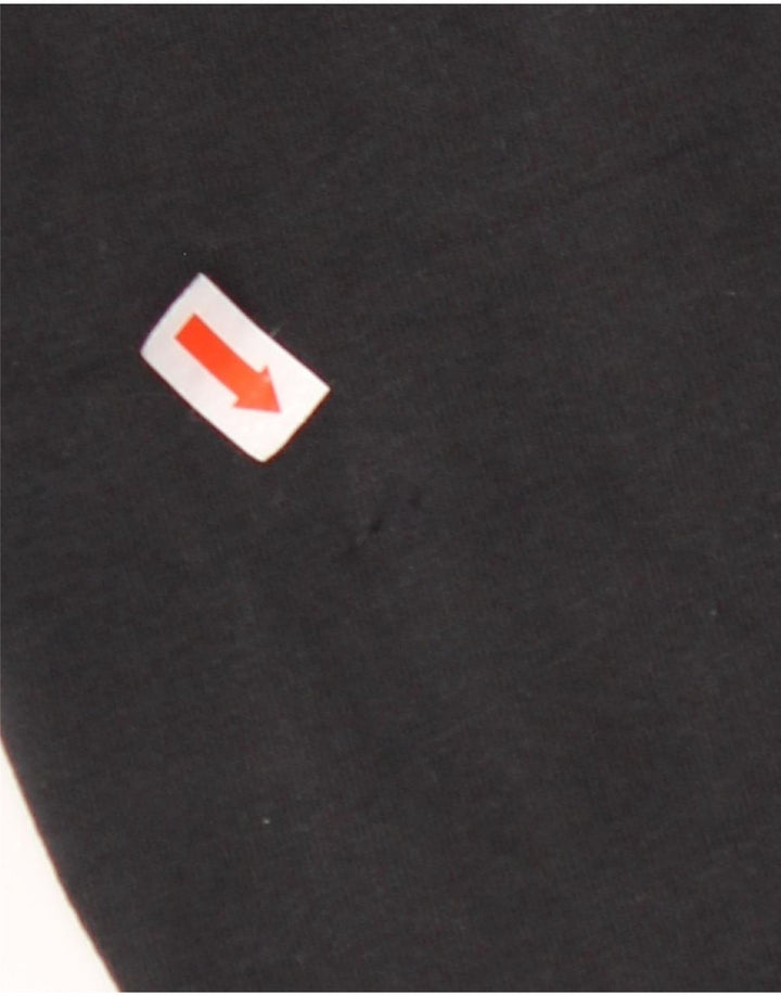 ADIDAS Leggings Femme UK 10 Petit Coton Noir