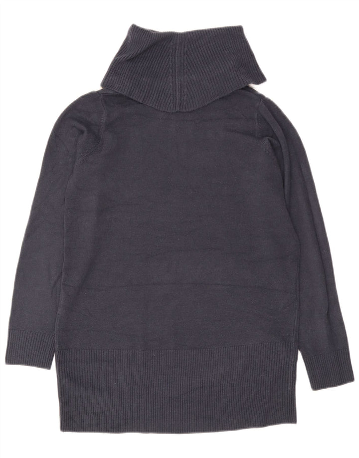 Marks & Spencer Pull col roulé pour femme UK 12 Bleu marine moyen