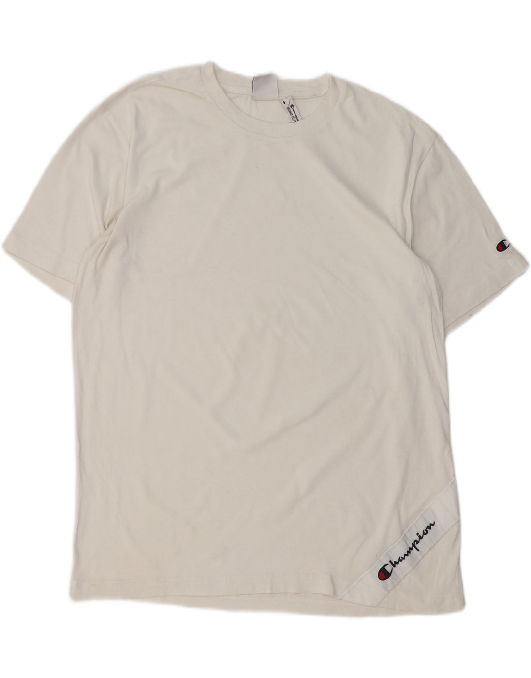 Champion T-Shirt Homme Grand Blanc Coton