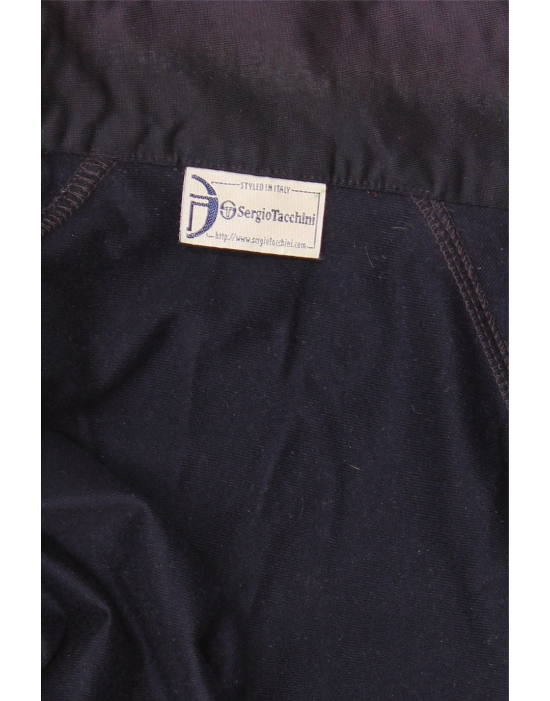 Sergio Tacchini Veste de survêtement graphique pour homme XL Bleu marine