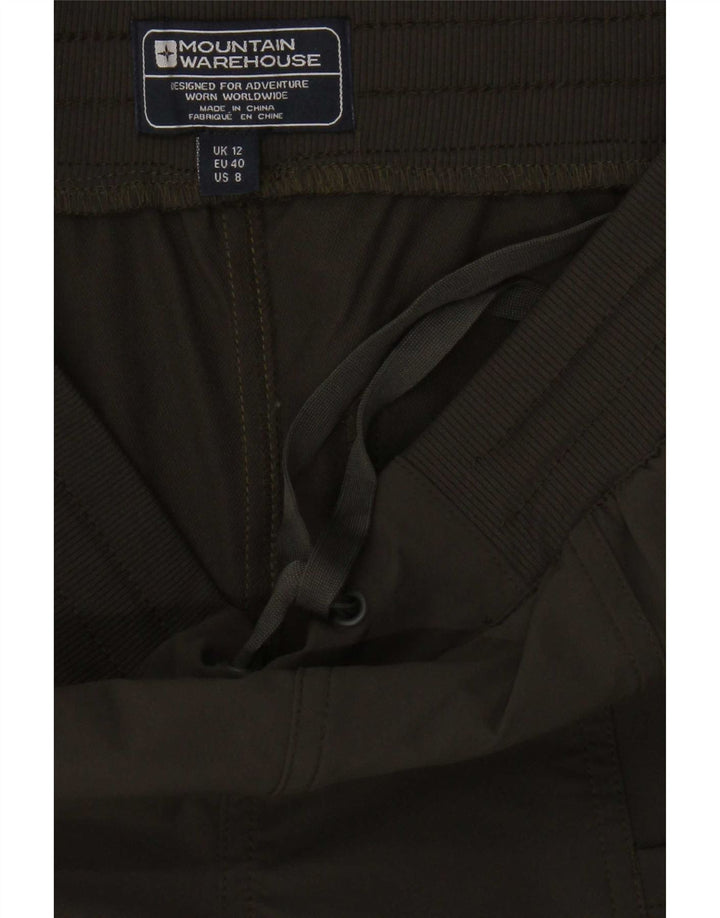 Mountain Warehouse Short de sport pour femme UK 12 Medium Kaki Polyester