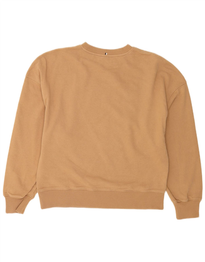 Hugo Boss Homme Sweat-Shirt Graphique Pull Large Beige Coton