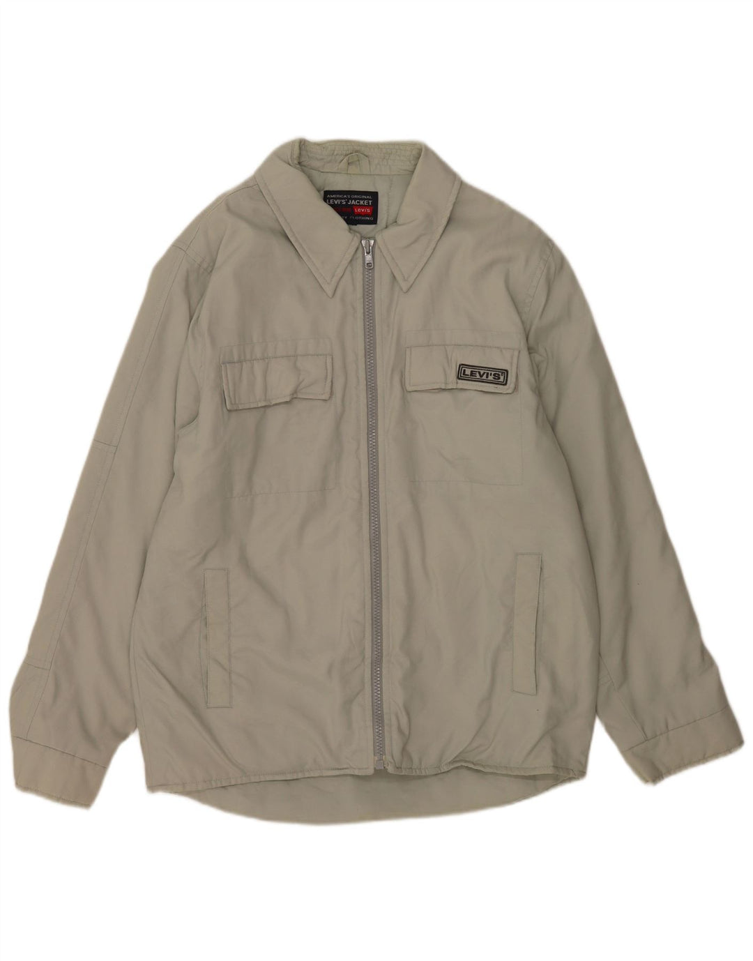 Levi's Veste Utility Homme UK 40 Large Gris Polyamide