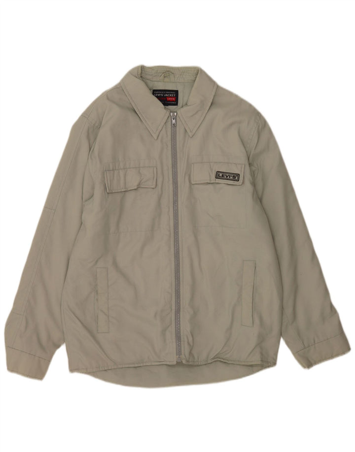 Levi's Veste Utility Homme UK 40 Large Gris Polyamide