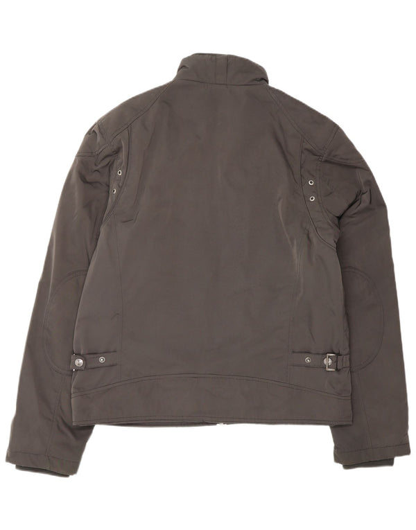 Zara Veste coupe-vent pour homme UK 40 Large Noir Polyester