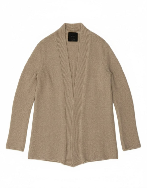 Zara Cardigan ouvert pour femme UK 10 Small Beige