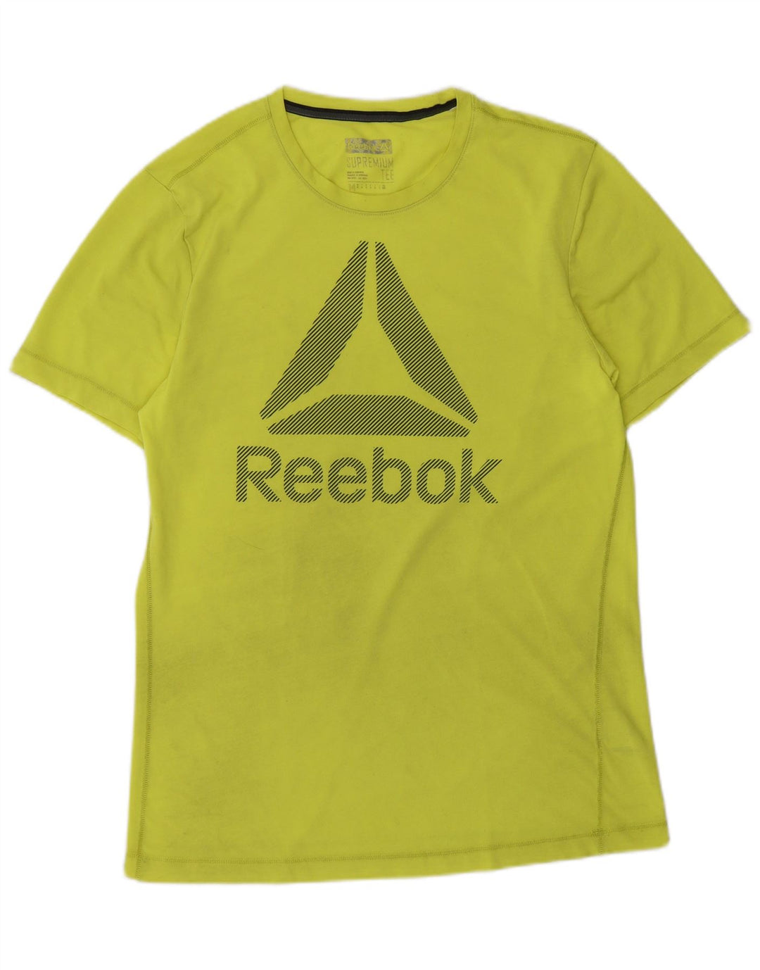 Reebok Tee-Shirt Graphic Homme Vert Moyen Polyester