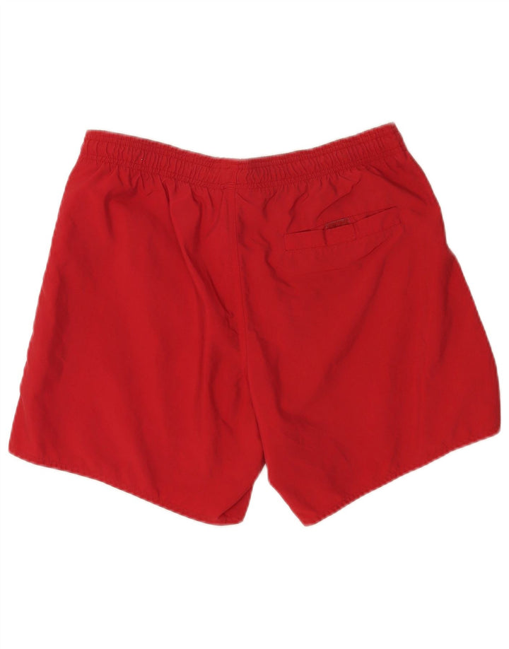 Emporio Armani Short de Bain Homme IT 48 Rouge Moyen Polyester