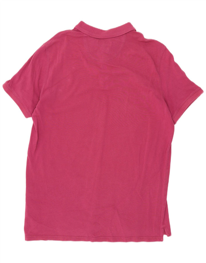 Massimo Dutti Polo Homme XL Rose Coton