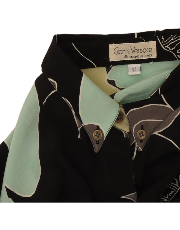 Gianni Versace Chemise Femme IT 44 Medium Noir Floral