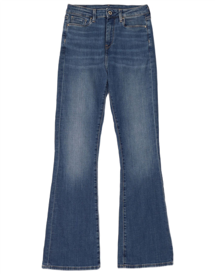 PEPE JEANS Jean évasé taille haute pour femme W25 L30 en coton bleu