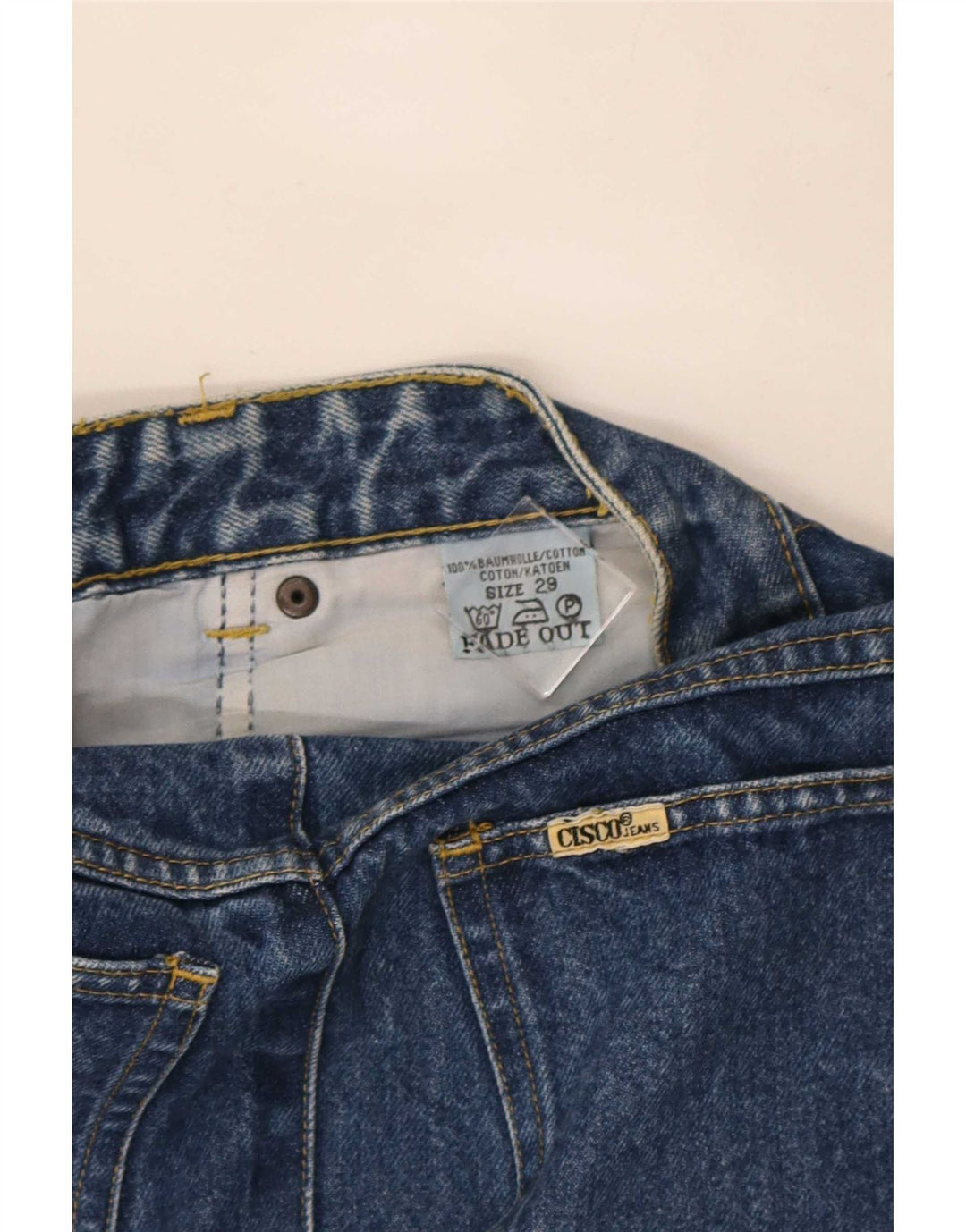 Cohn Cisco Jupe en jean femme W29 coton bleu moyen