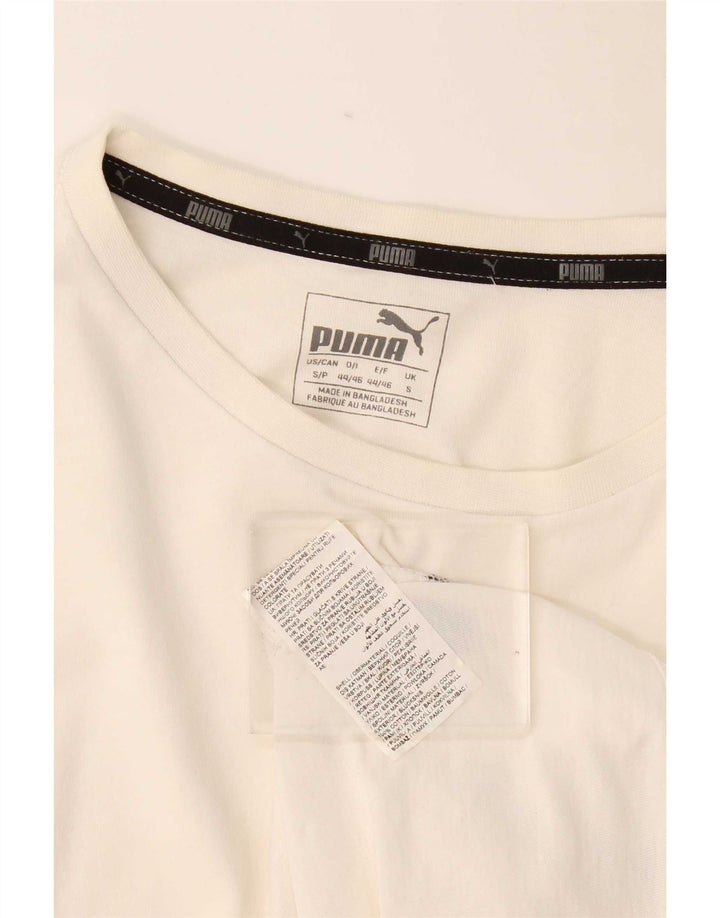Puma T-Shirt Homme Blanc Petit Coton