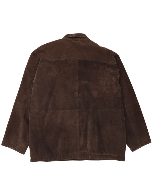 ENJOY Veste en daim pour homme UK 42 XL Marron