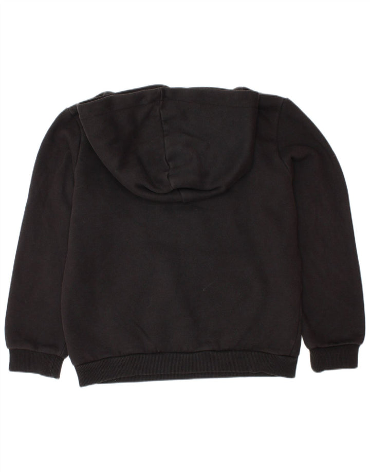 PUMA Pull à capuche graphique pour garçon 7-8 ans Noir Coton