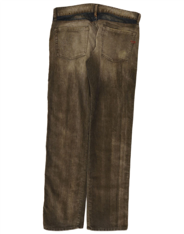 Jean Droit Femme Diesel W32 L32 Kaki Polyester