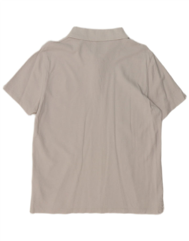 LYLE & SCOTT Polo Homme Large Blanc Cassé Coton