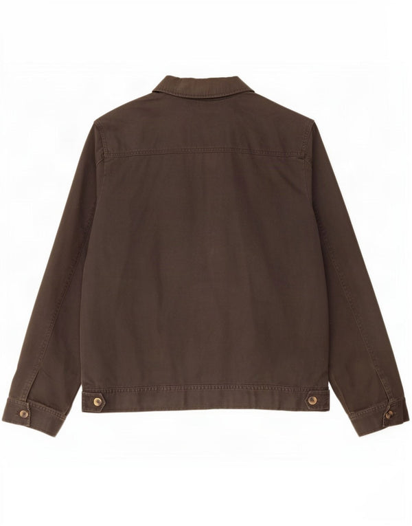Marks & Spencer Veste Bomber Blue Harbour pour Homme UK 40 Large Marron Coton