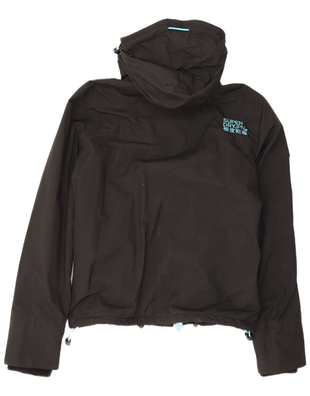 Superdry Veste coupe-vent à capuche Windcheater pour homme UK 38 Medium Noir
