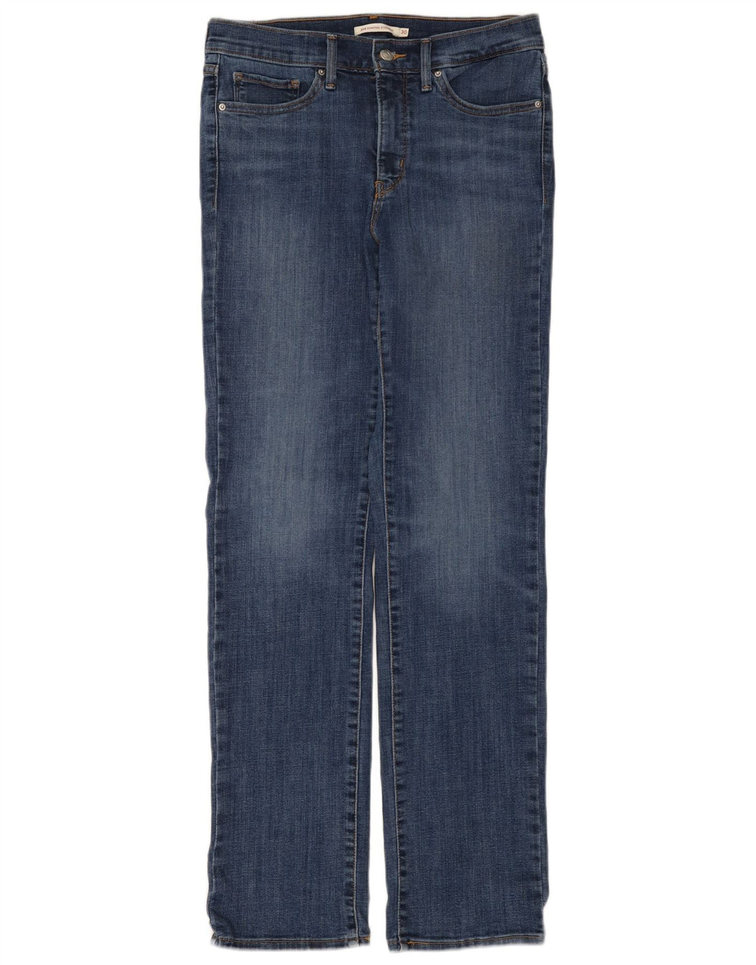 Levi's Jean 314 Shaping Straight Femme Bleu Coton W30 L32