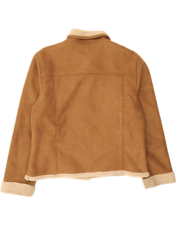 LEE VALLEY Womens Sherpa Jacket UK 18 XL Beige Polyester Vintage Lee Valley and Second-Hand Lee Valley from Messina Hembry 