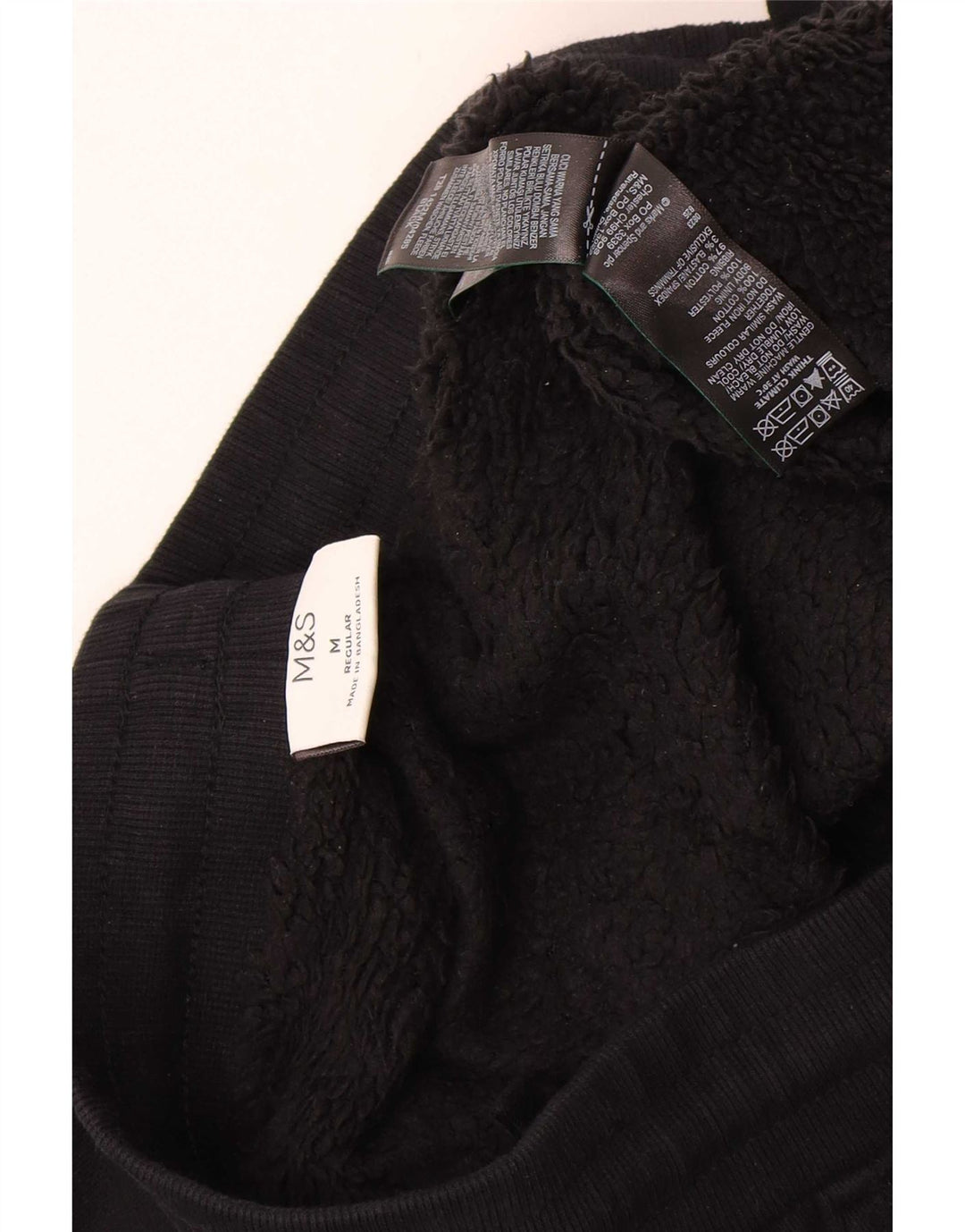 Marks & Spencer Pantalon de survêtement pour homme en coton noir moyen