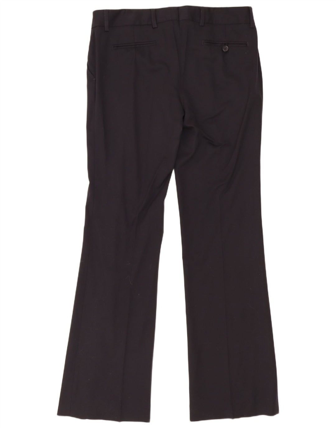 Gant Pantalon de costume bootcut pour femme UK 12 Medium W34 L33 Laine noire