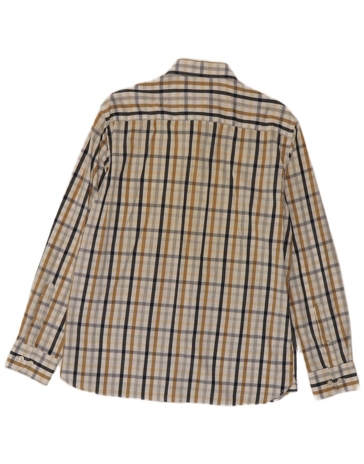 Marks & Spencer Chemise Blue Harbour Homme Medium Multicolore Vichy Coton