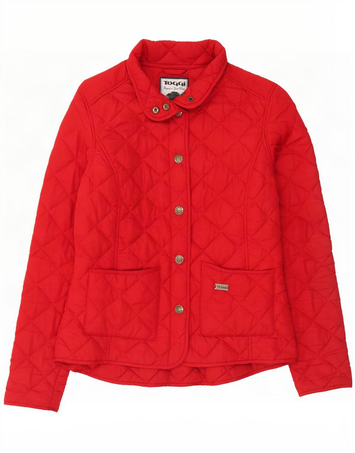 Toggi Veste matelassée pour femme UK 10 Petit Rouge Polyester