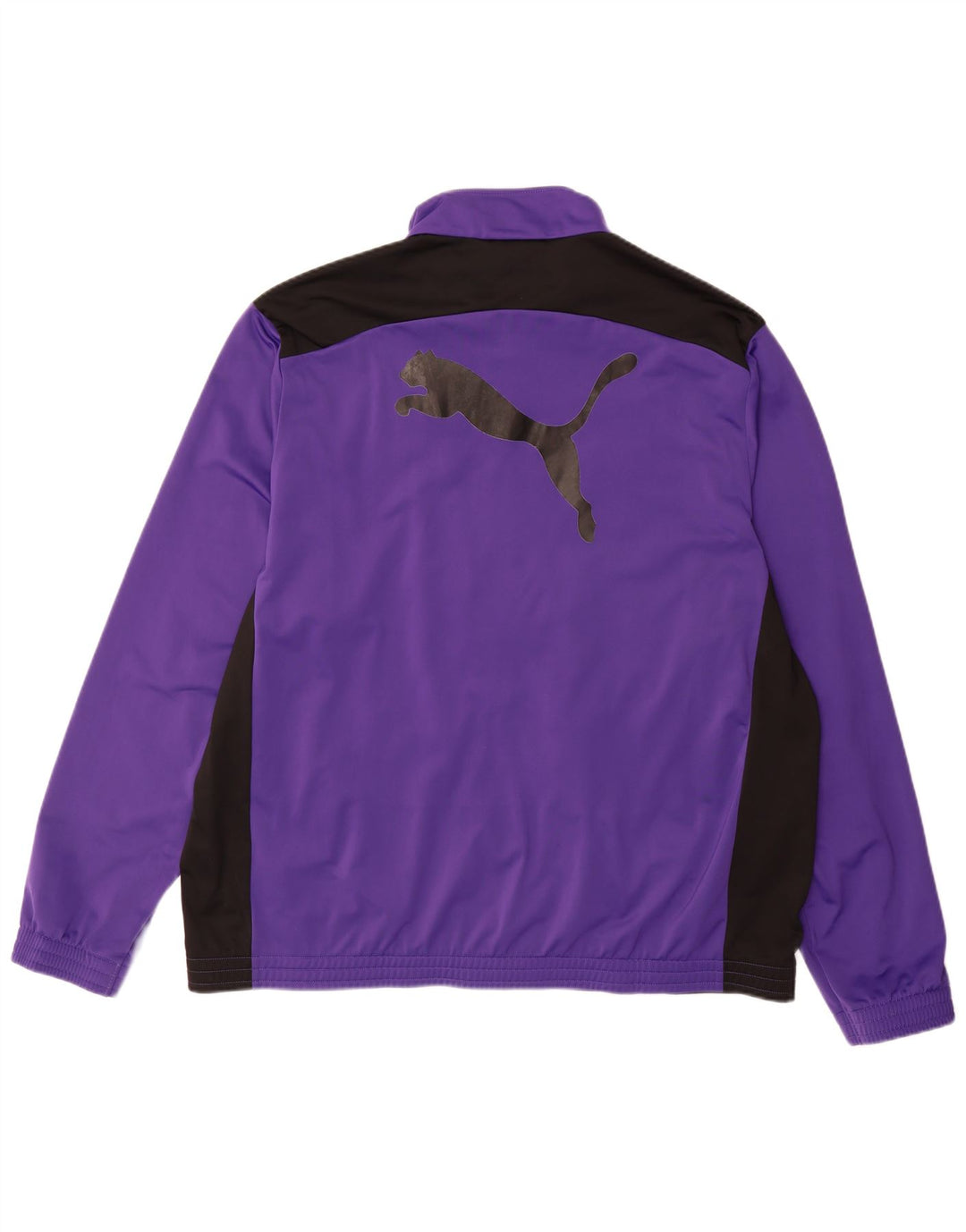 PUMA Veste de survêtement graphique pour homme 3XL Violet Colorblock Polyester