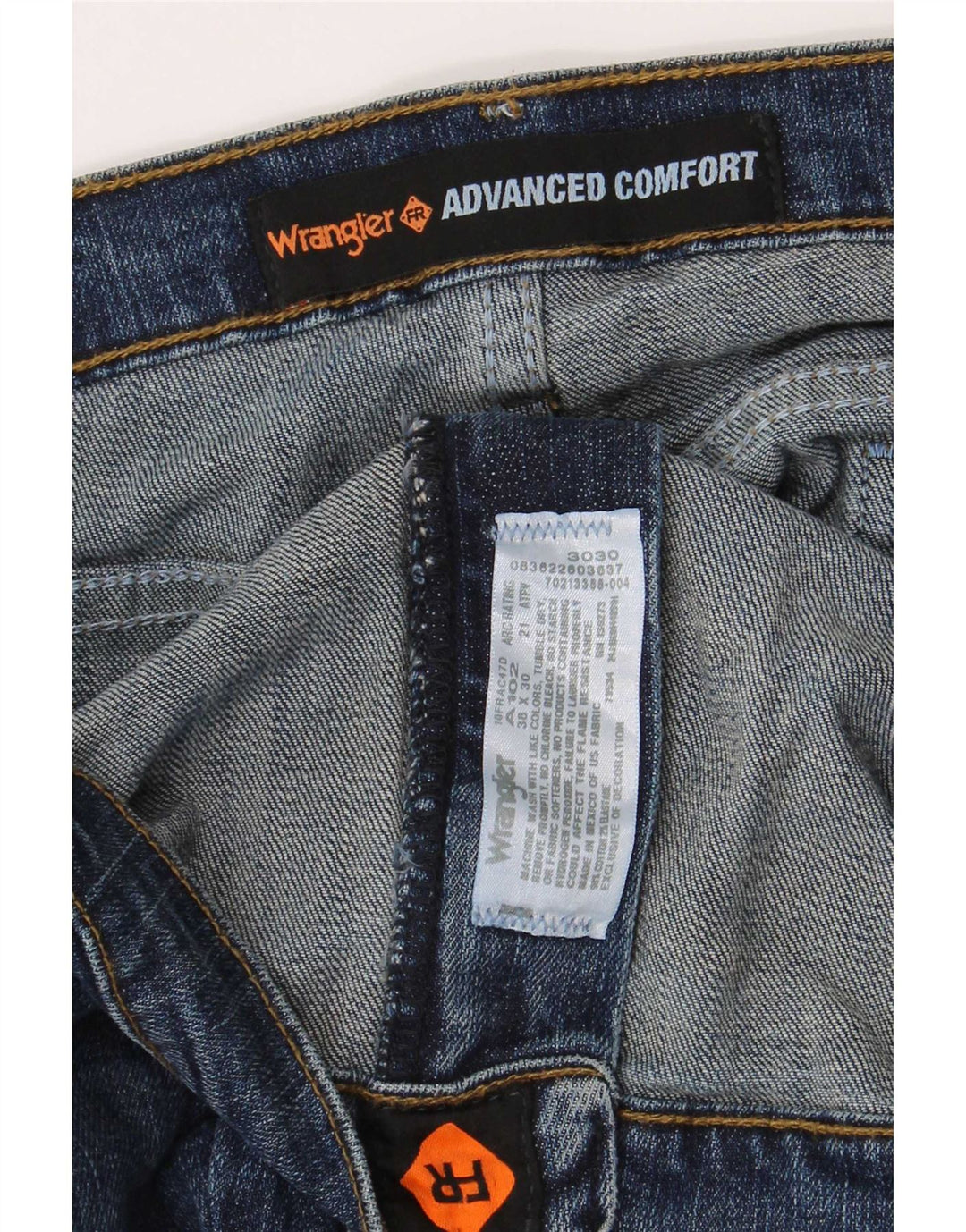 Wrangler Jean droit homme W38 L30 bleu coton