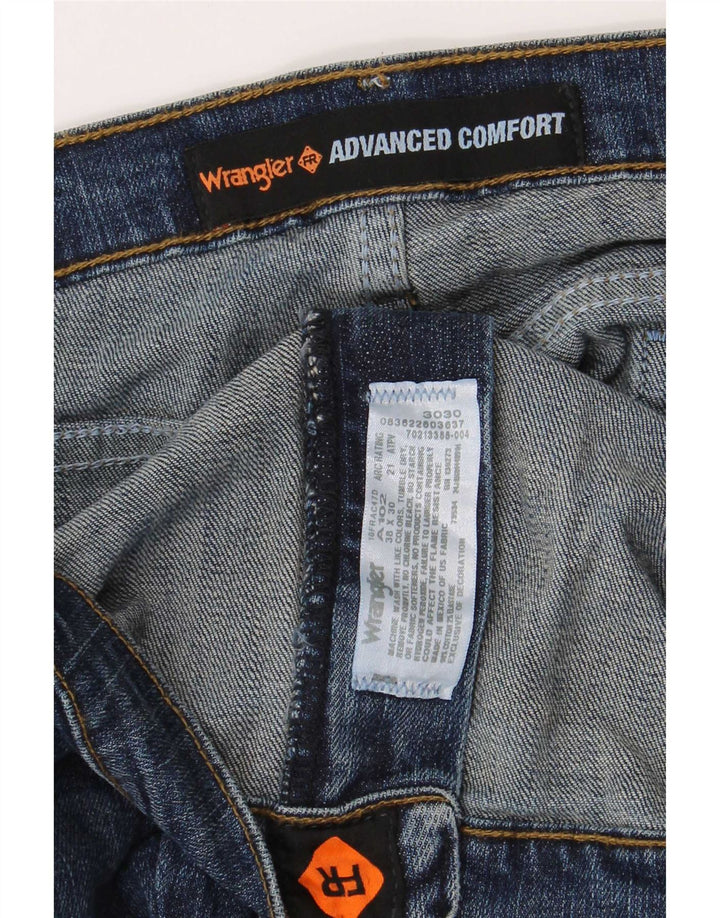 Wrangler Jean droit homme W38 L30 bleu coton