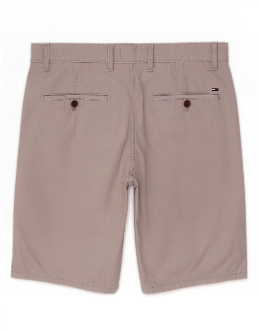 Tommy Hilfiger Short Chino Homme W31 Gris Moyen Coton