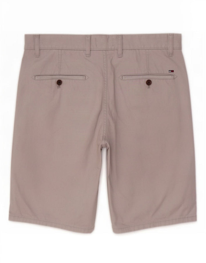 Tommy Hilfiger Short Chino Homme W31 Gris Moyen Coton