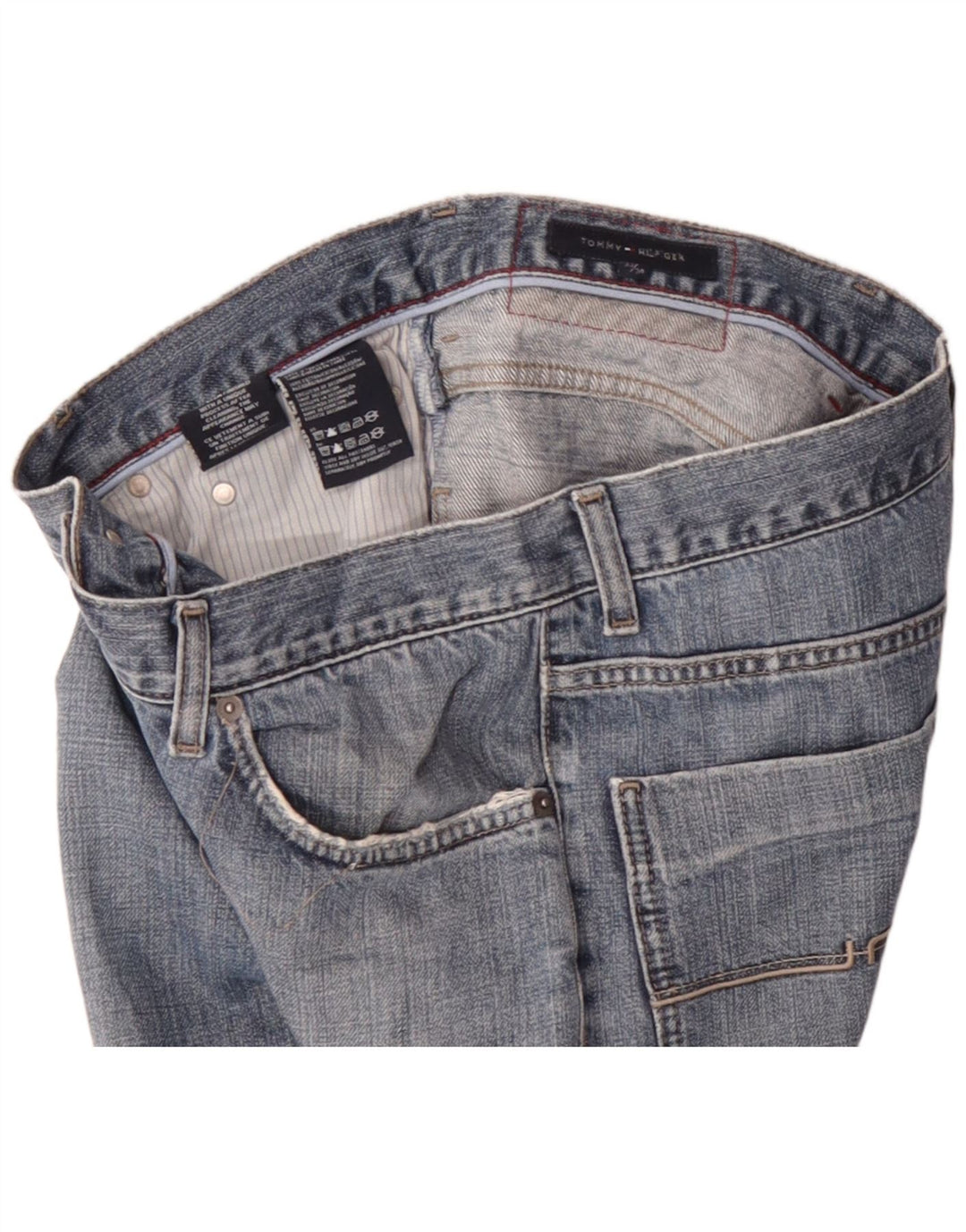 Tommy Hilfiger Jean droit homme W34 L34 bleu coton