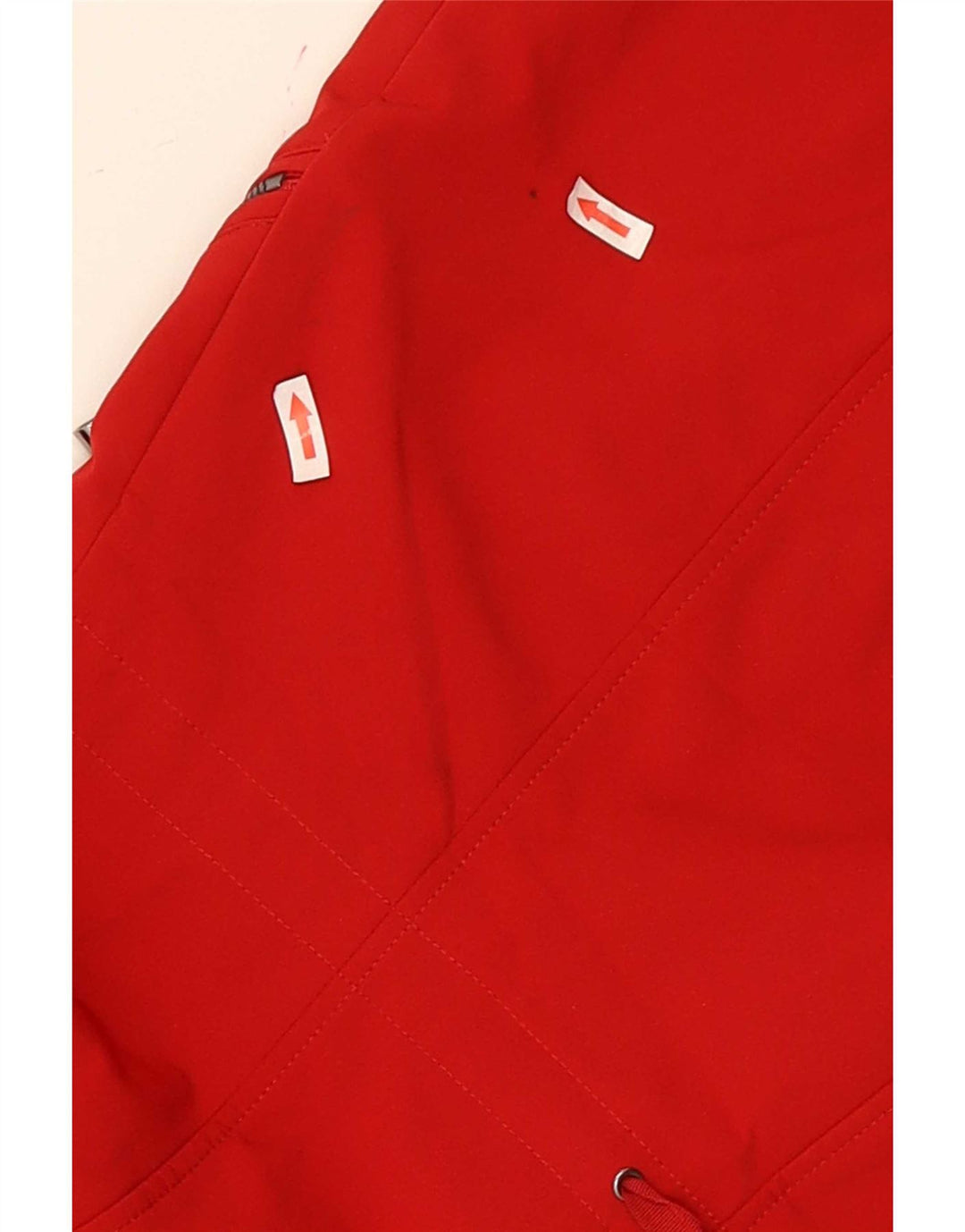 French Connection Veste de pluie à capuche coupe régulière pour femme UK 14 Large Rouge