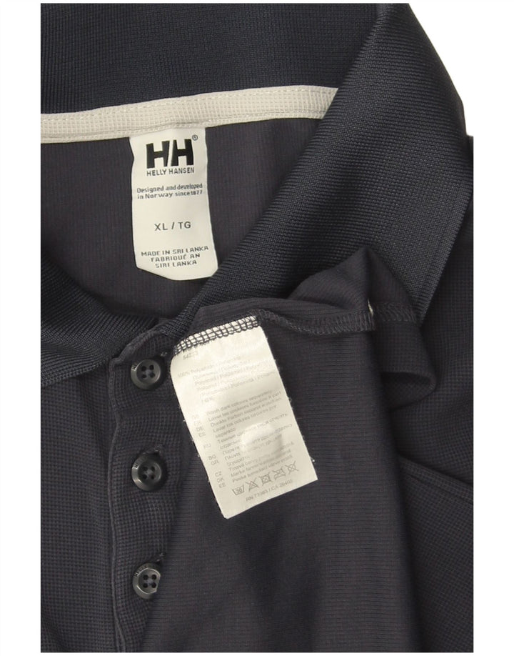 HELLY HANSEN Polo Homme XL Bleu Marine Polyamide