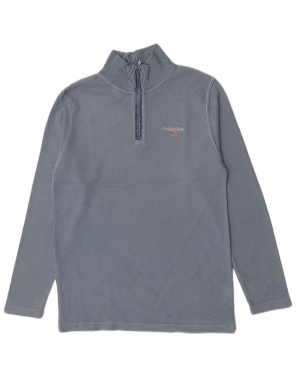 Marlboro Classics Pull à col zippé pour garçon 15-16 ans Grand Bleu